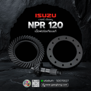 🌟 บายศรี เดือยหมู Isuzu NPR 120 10x41(5.857) ลูกหลังหนา เนื้อฟอร์ชเทียบแท้